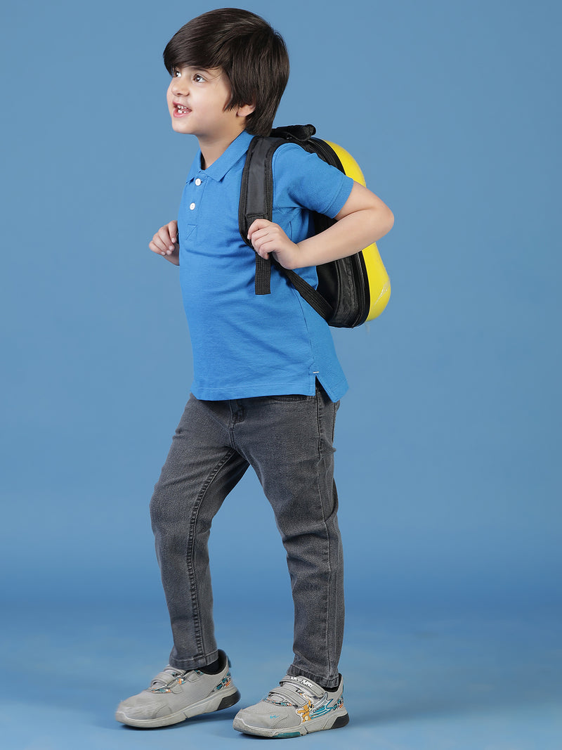 Boys Blue Polo T-Shirt