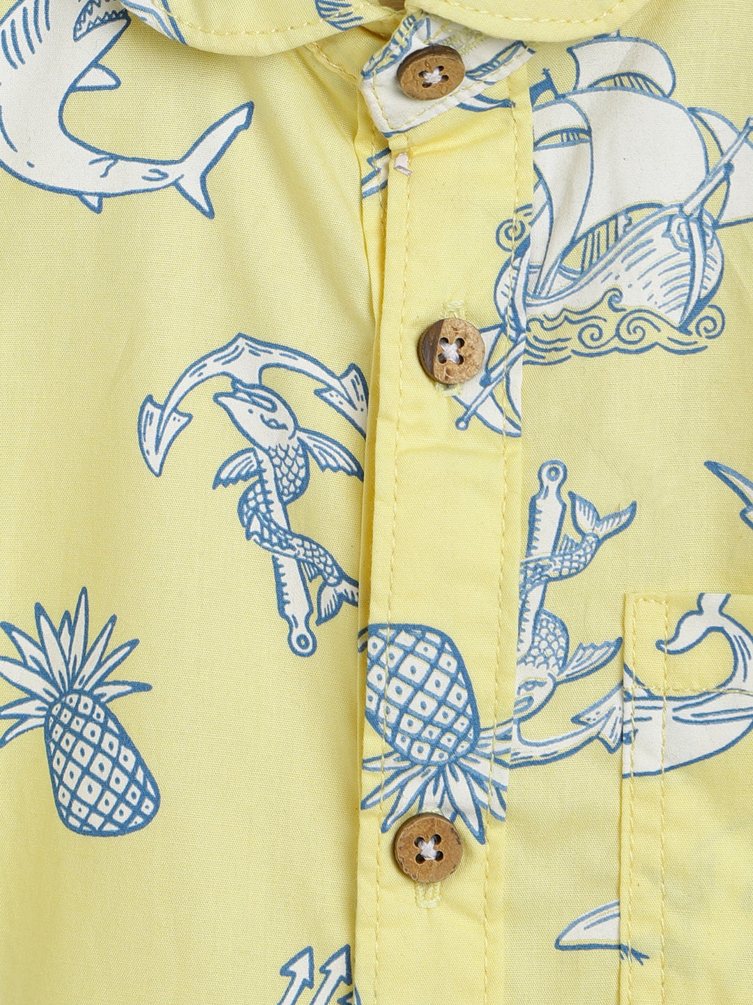 Boys Yellow Shirt and Blue Jeans Clothing Set