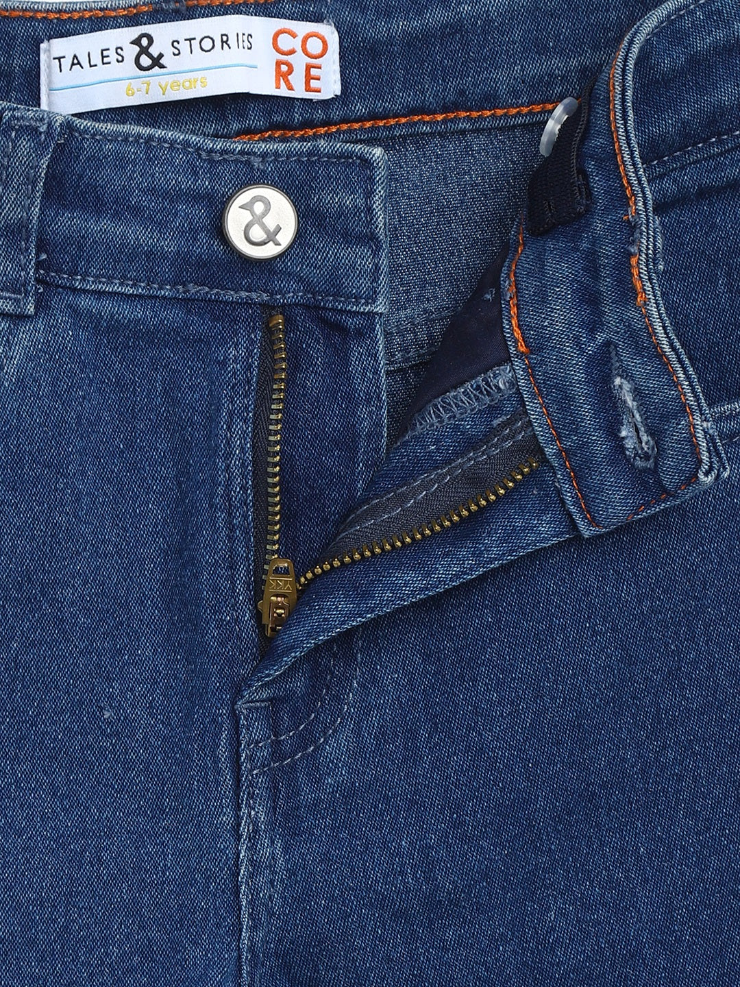 Boys Red Striped Shirt  and Blue Jeans Clothing Set