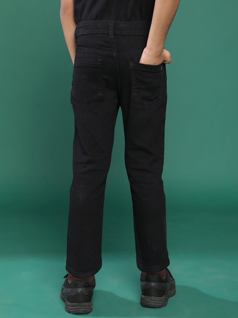 Boys Black Slim Fit Jeans