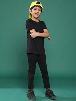 Boys Black Slim Fit Jeans