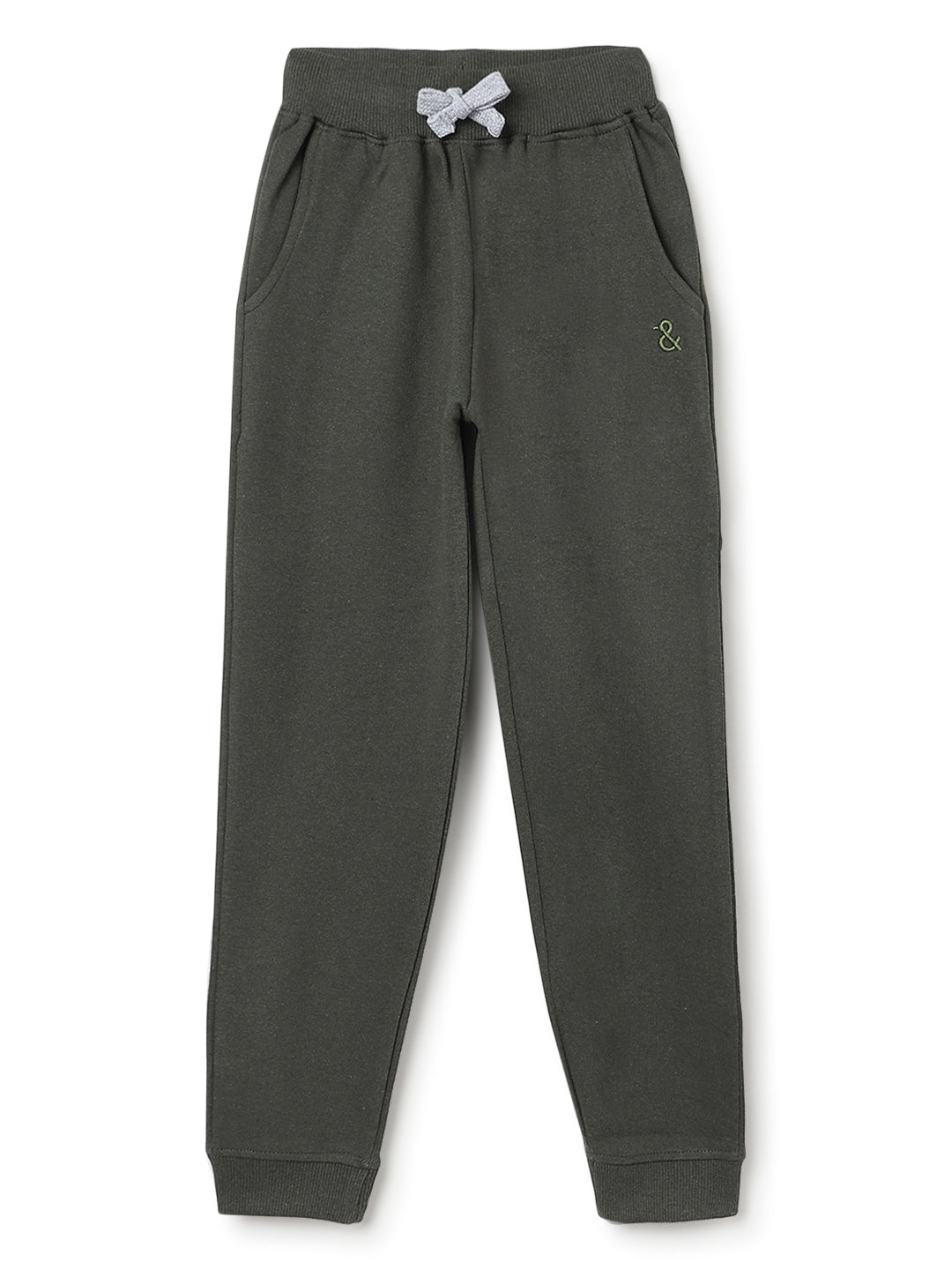 Boys Dark Olive Joggers