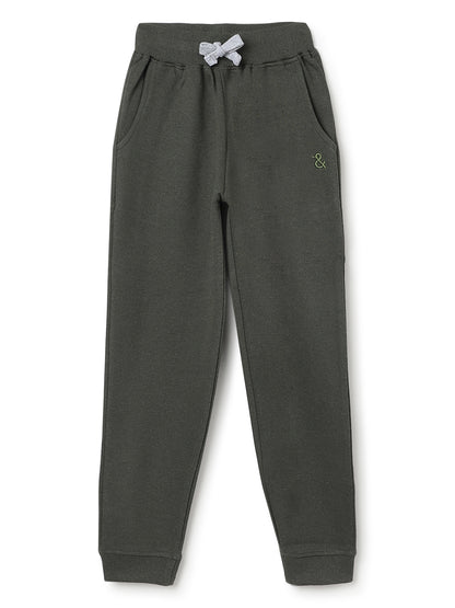 Boys Dark Olive Joggers