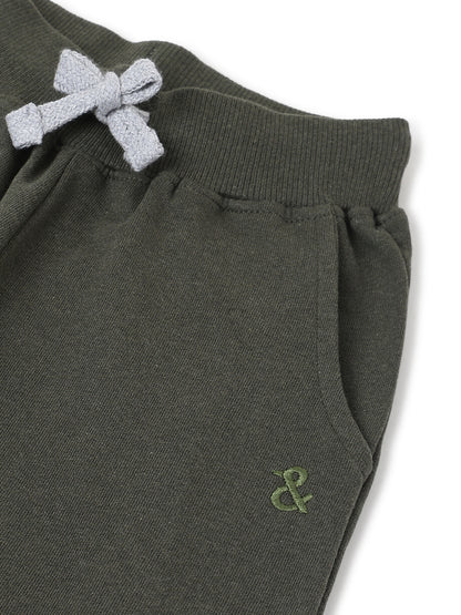 Boys Dark Olive Joggers