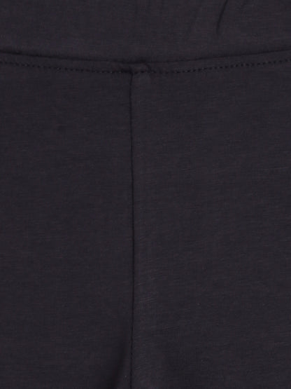 Girls Grey Cotton Leggings