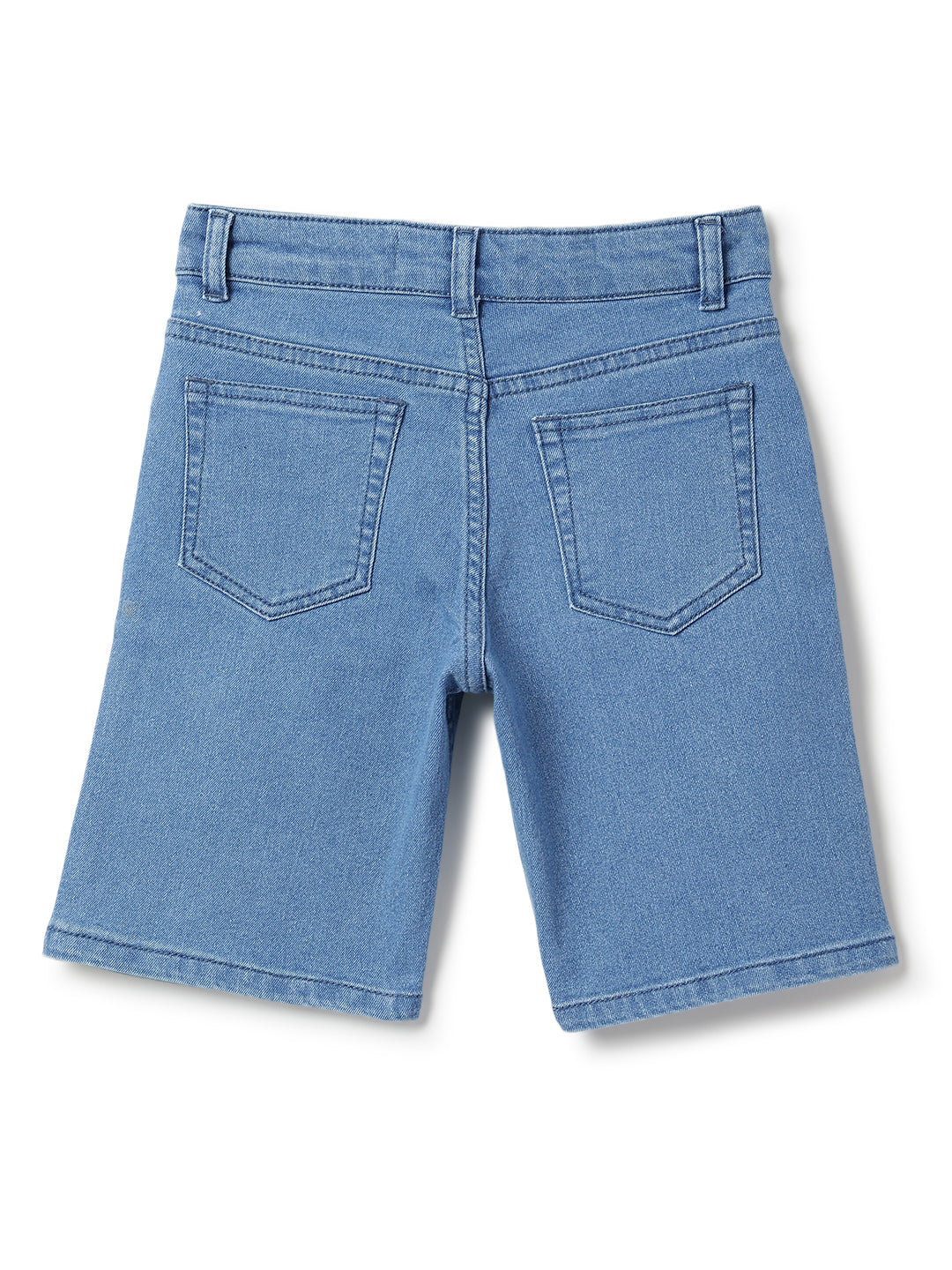 Boys Blue Denim Bermuda Shorts