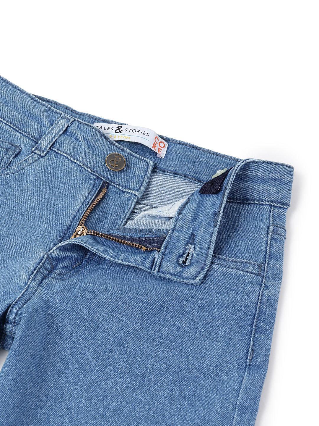 Boys Blue Denim Bermuda Shorts