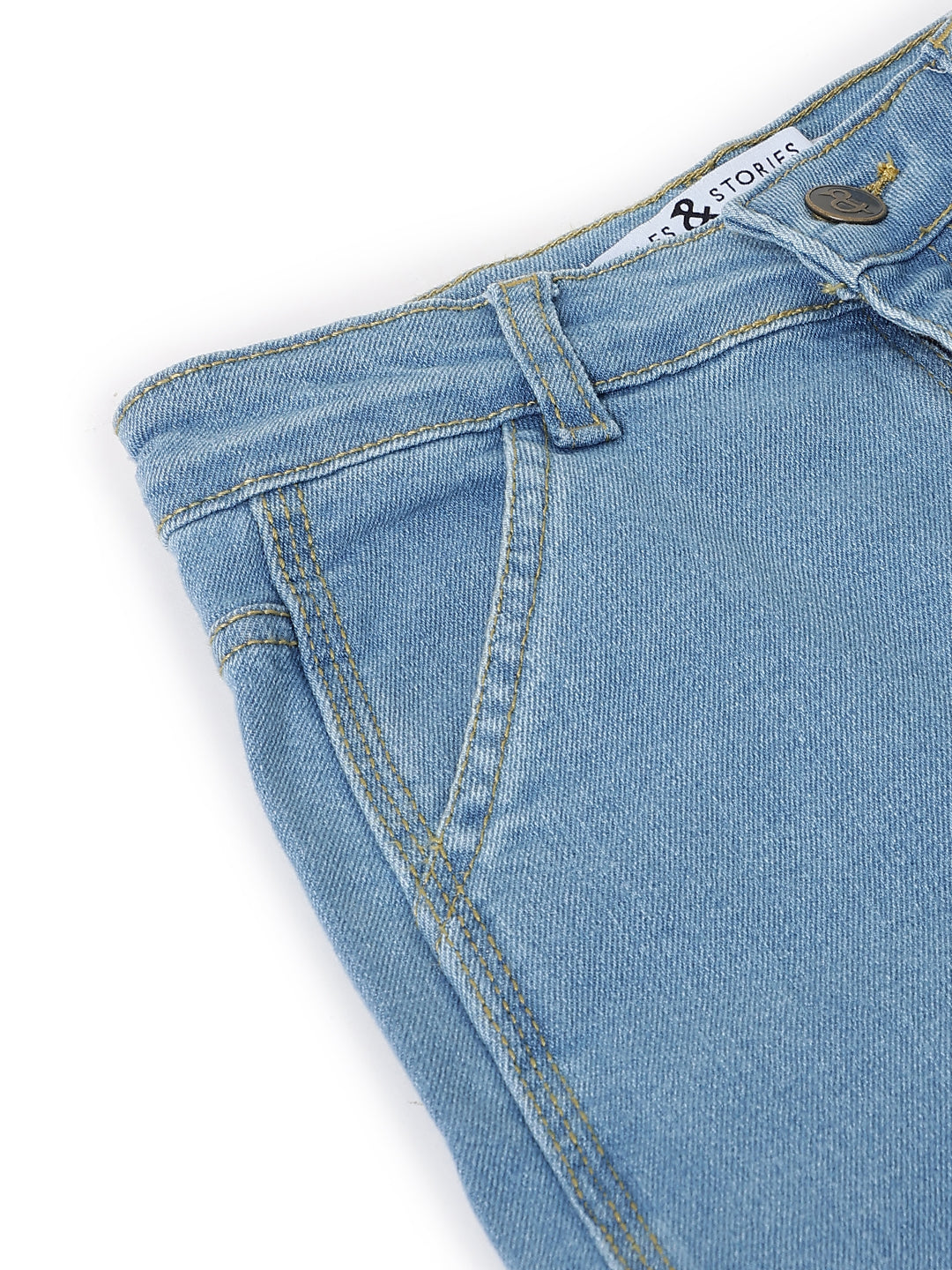 Boys Blue Denim Carpenter Fit Jeans