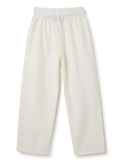 Girls Yellow Printed Ethnic Kurta with Pants Set