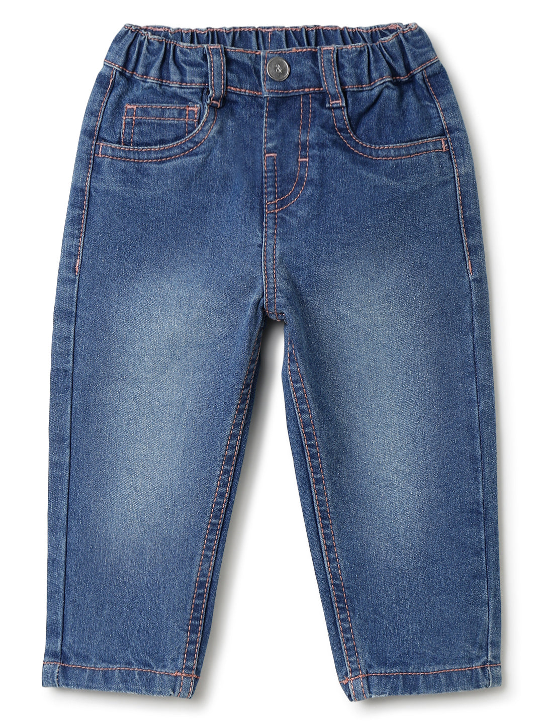 Girls Blue Stretchable Denim Jeans