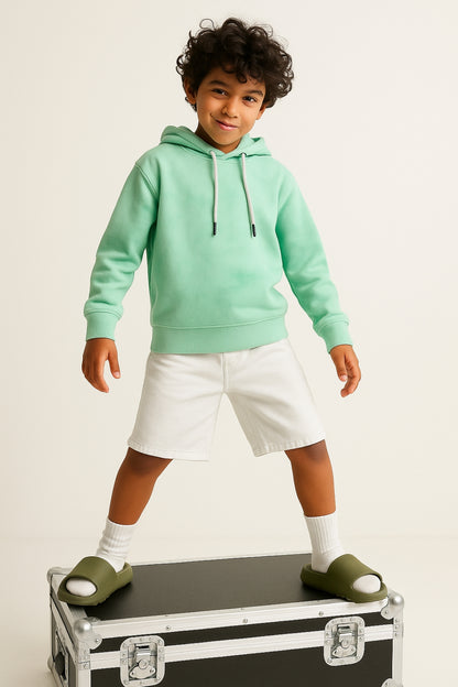 Boys Multi Color Cotton Tie and Dye Sweatshirt