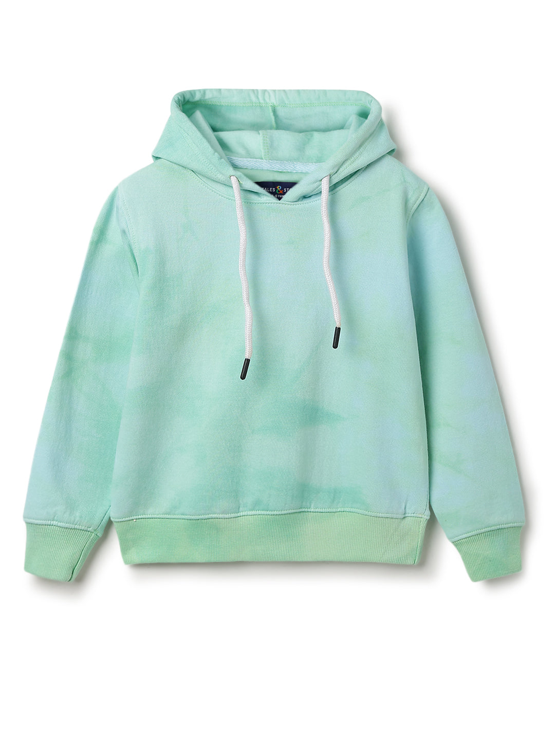 Boys Multi Color Cotton Tie and Dye Sweatshirt