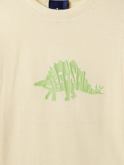 Boys Vanila Embroidery Cotton T-shirt