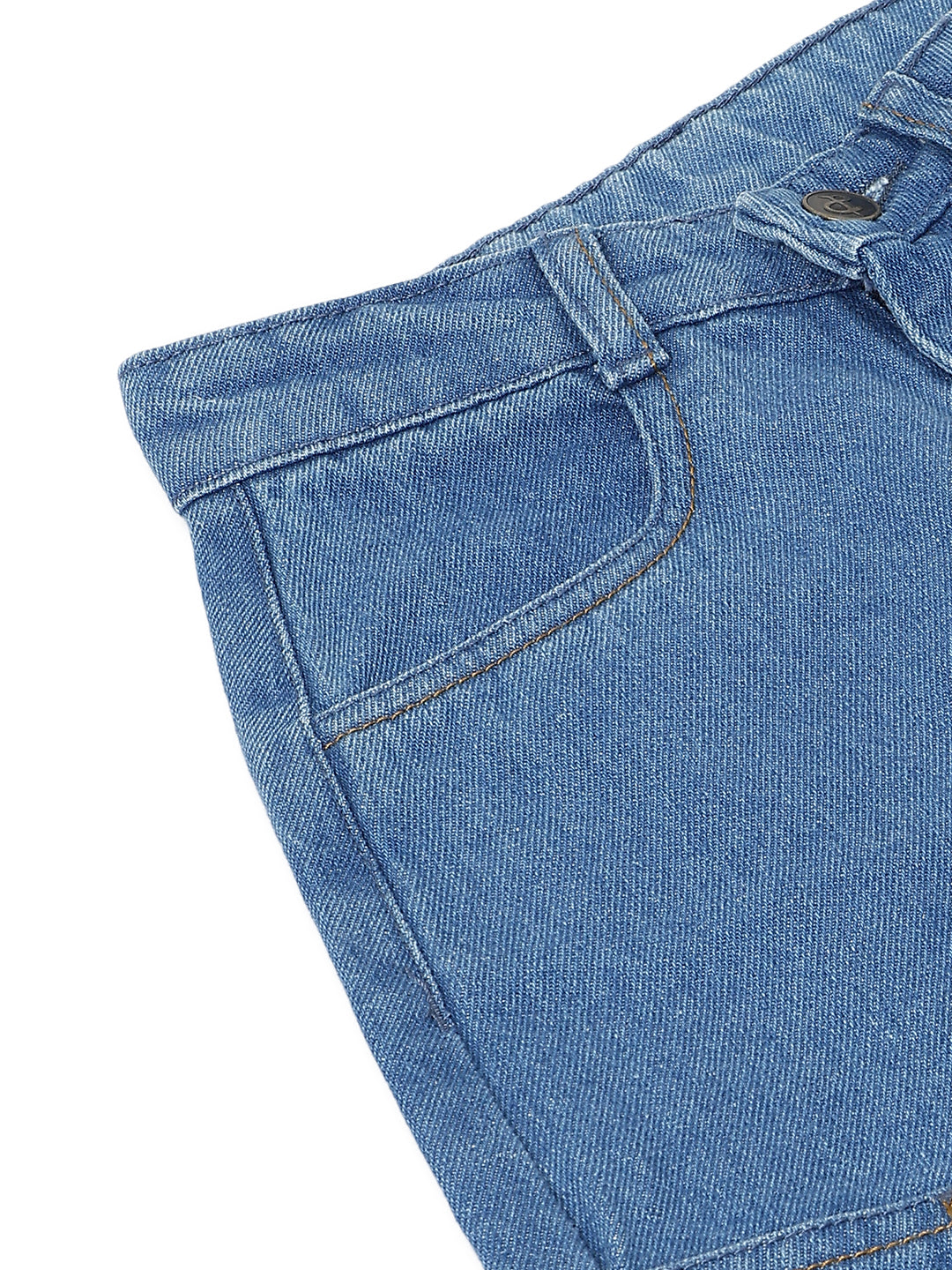 Boys Light Blue Barrel Fit Denim Jeans