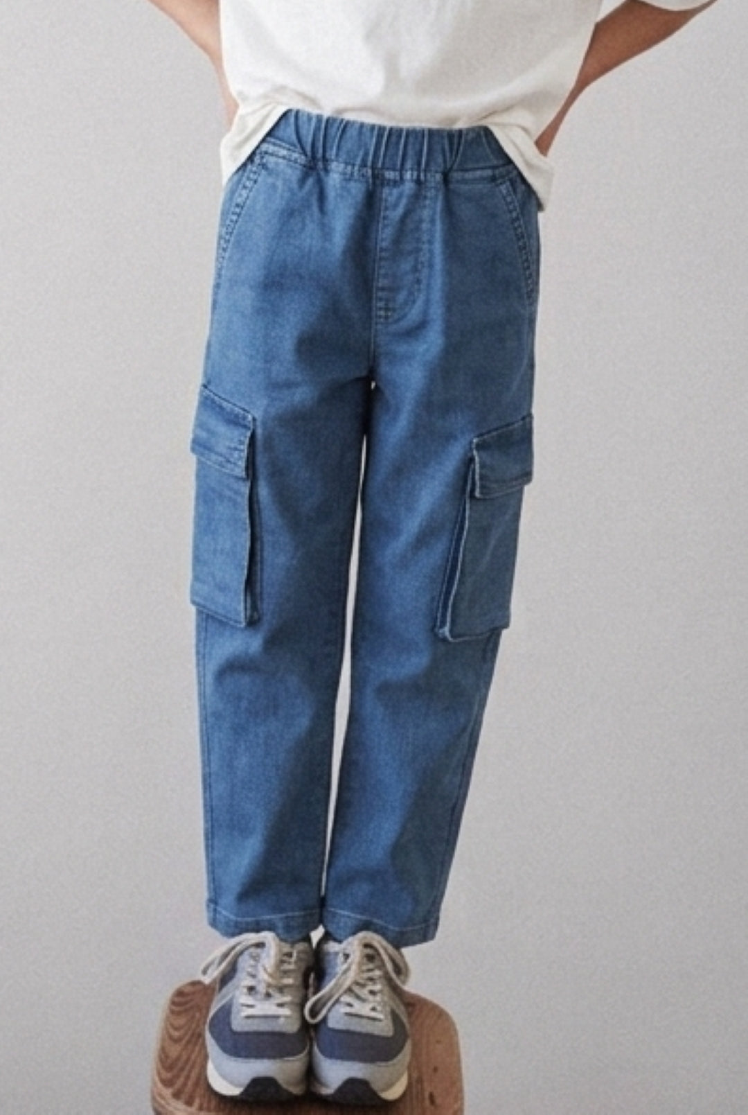 Boys Light Blue Straight Fit Denim Jeans