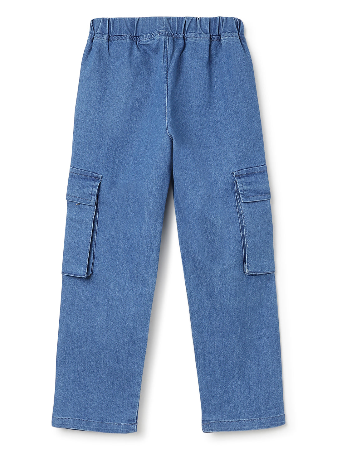 Boys Light Blue Straight Fit Denim Jeans