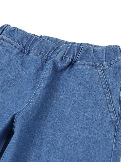 Boys Light Blue Straight Fit Denim Jeans