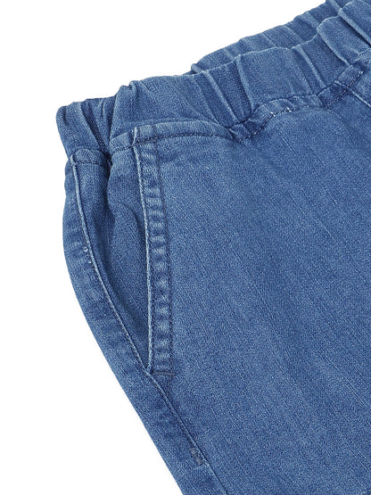 Boys Light Blue Straight Fit Denim Jeans