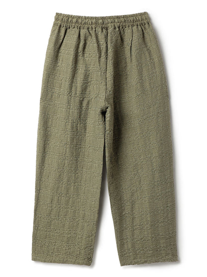 Girls Olive Green Solid Top & Palazzo Co-Ord Set