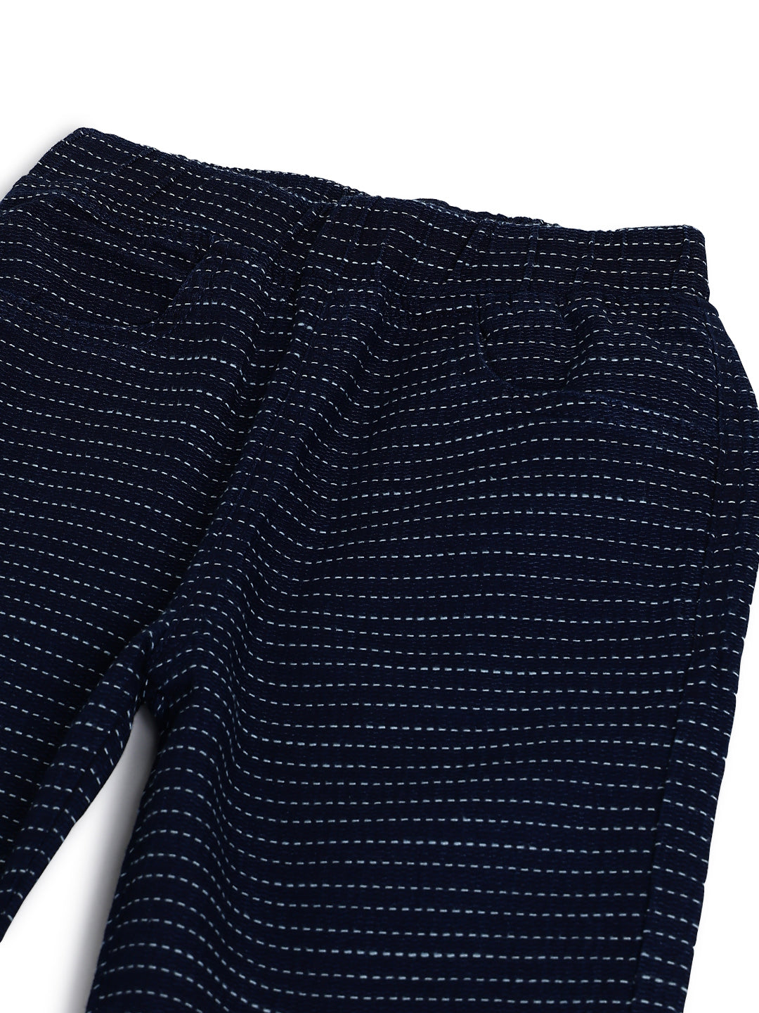 Girls Blue Denim Top & Bell Bottom Pant Co Ord Set