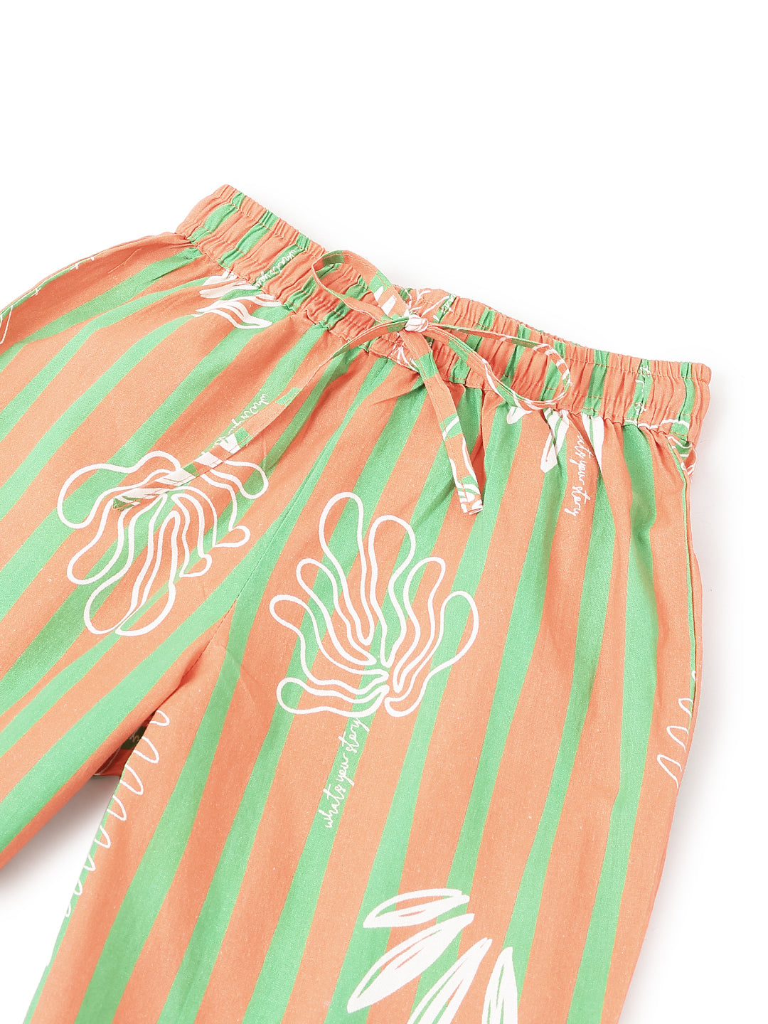 Boys Cotton Striped Oversized Shirt & Shorts Co-ord Set