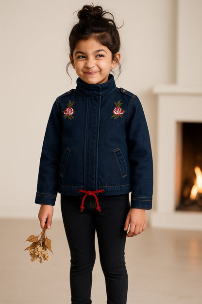Girls Dark Blue Jacket
