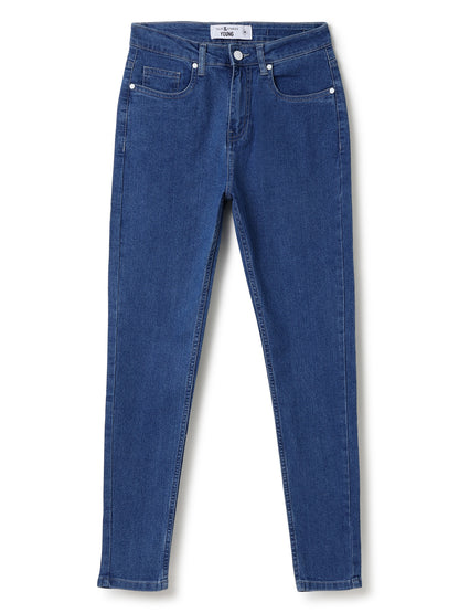 Women Blue Skinny Fit Stretchable Denim Jeans