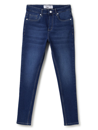 Women Dark Blue Skinny Fit Stretchable Denim Jeans