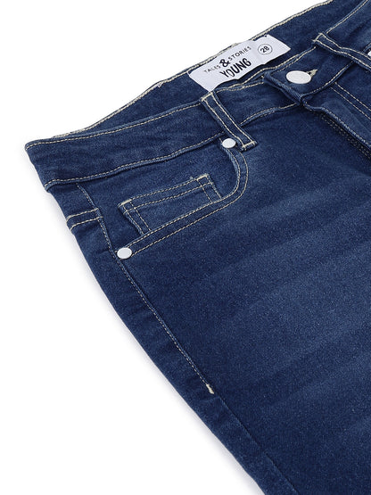 Women Dark Blue Skinny Fit Stretchable Denim Jeans