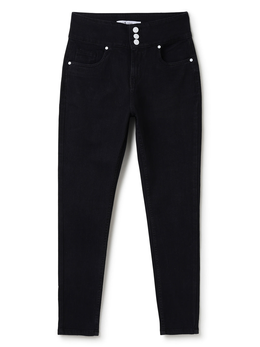 Women Black Skinny Fit Stretchable Denim Jeans