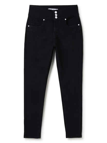 Women Black Skinny Fit Stretchable Denim Jeans