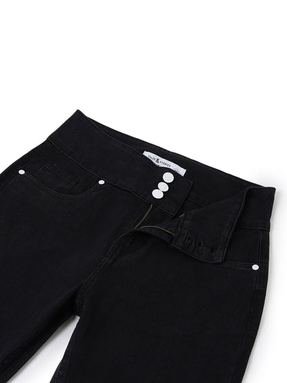 Women Black Skinny Fit Stretchable Denim Jeans