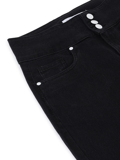 Women Black Skinny Fit Stretchable Denim Jeans