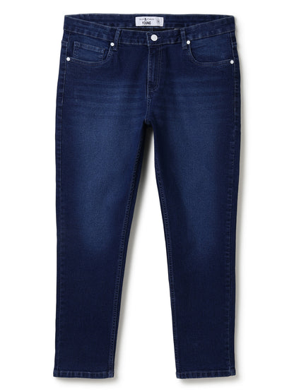 Women Dark Blue Slim Fit Stretchable Denim Jeans