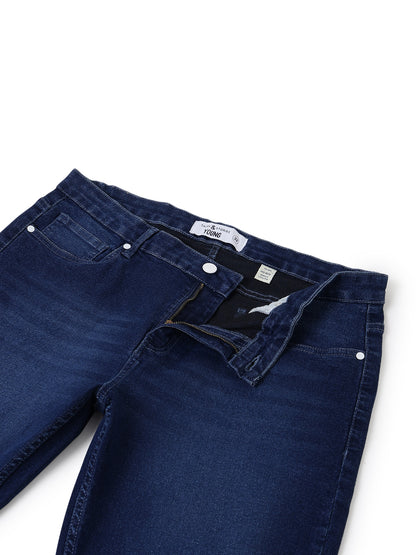 Women Dark Blue Slim Fit Stretchable Denim Jeans
