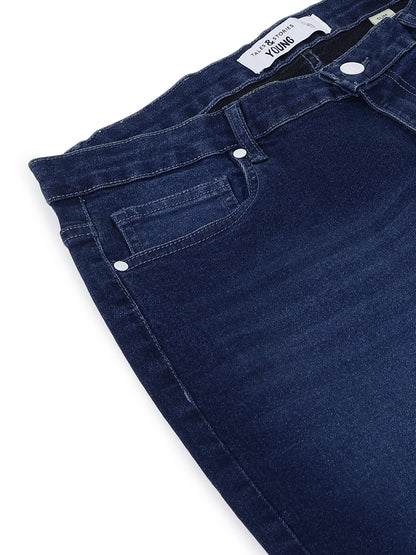 Women Dark Blue Slim Fit Stretchable Denim Jeans