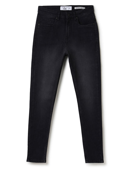 Women Black Skinny Fit Stretchable Denim Jeans