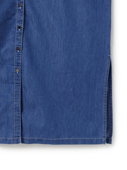 Womens Denim Washed Dress