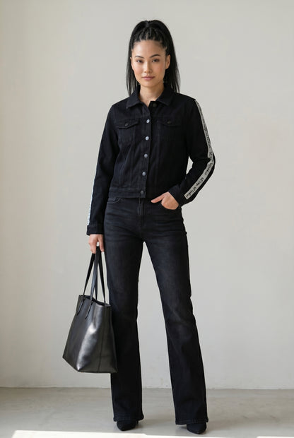 Women's Black Denim Jacket