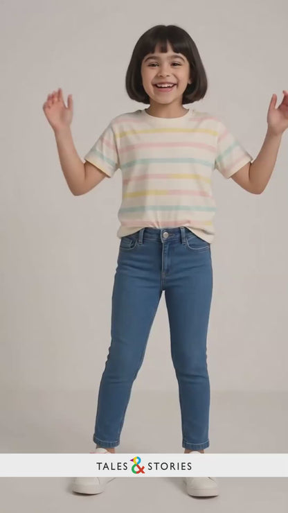 Girls Slim Fit Denim Jeans197386
