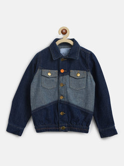 Boys Blue Cotton Denim Jacket