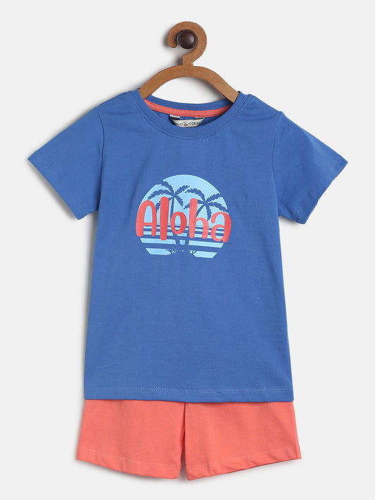 Girls Printed Night Suit