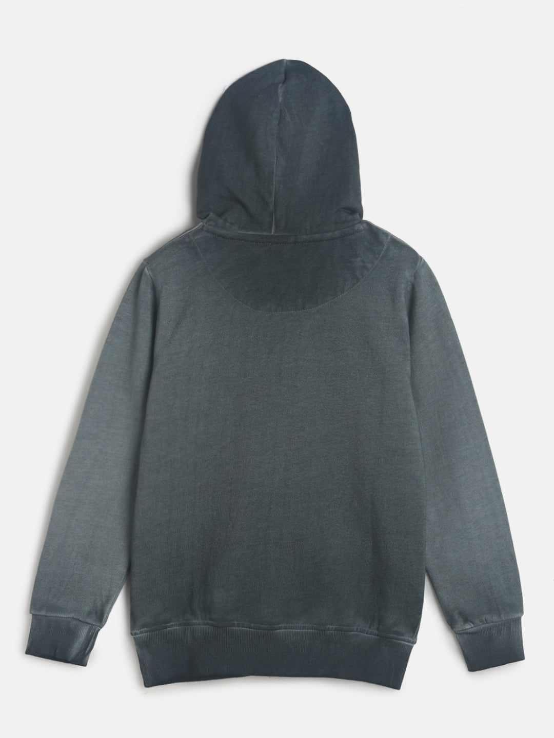 Boys Black Printed Cotton Sweatshirt