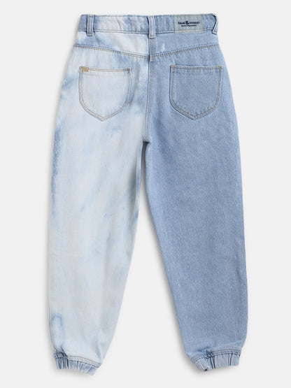 Girls Asymmetric Baggy Joggers