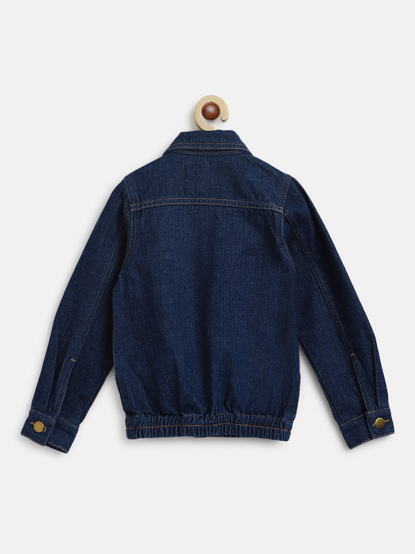 Boys Blue Cotton Denim Jacket