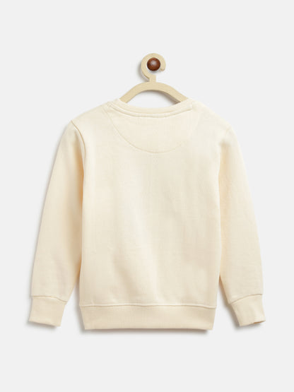 Boys Off White Sweatshirt 