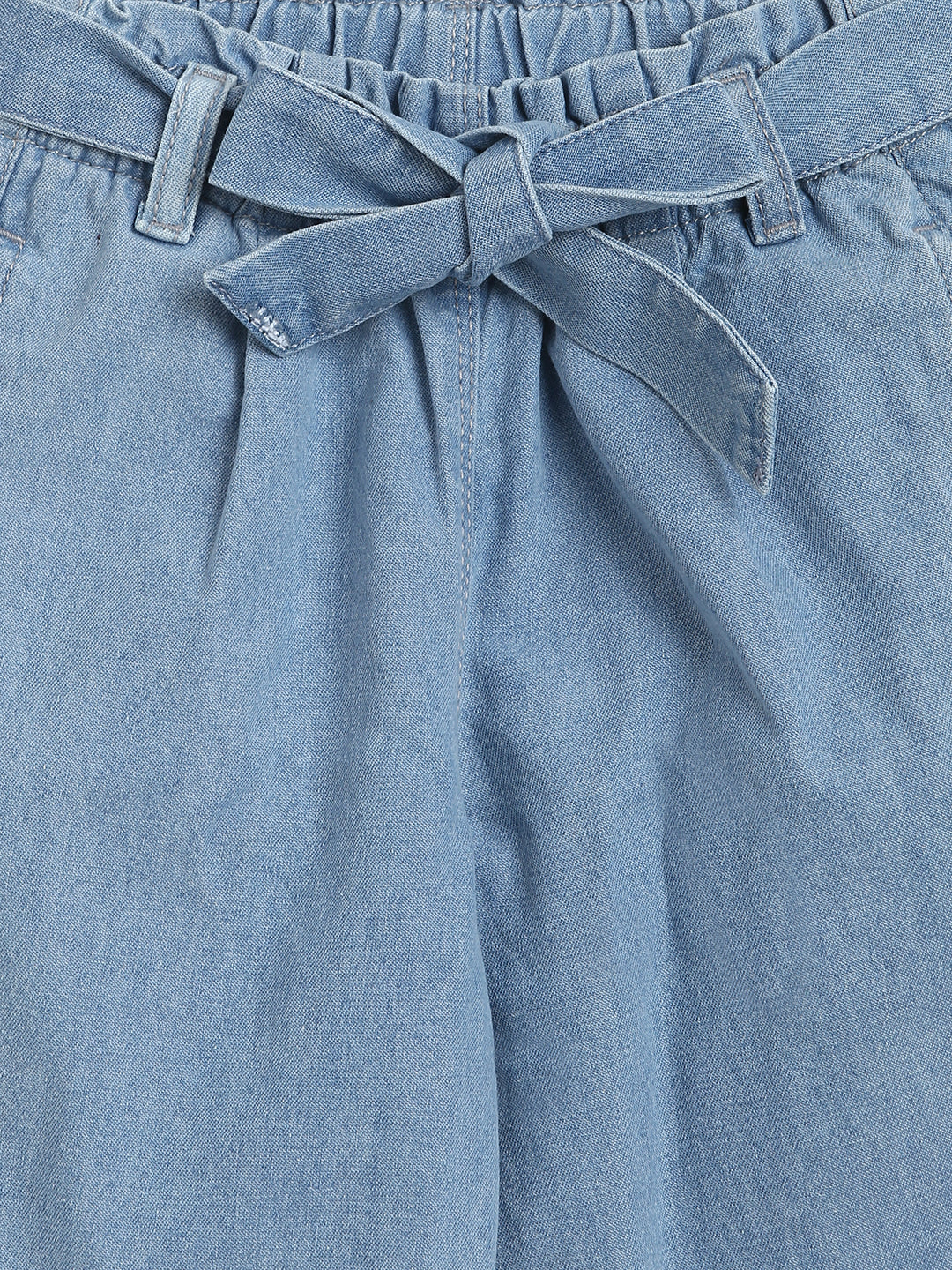 Girls Blue Denim Palazzo