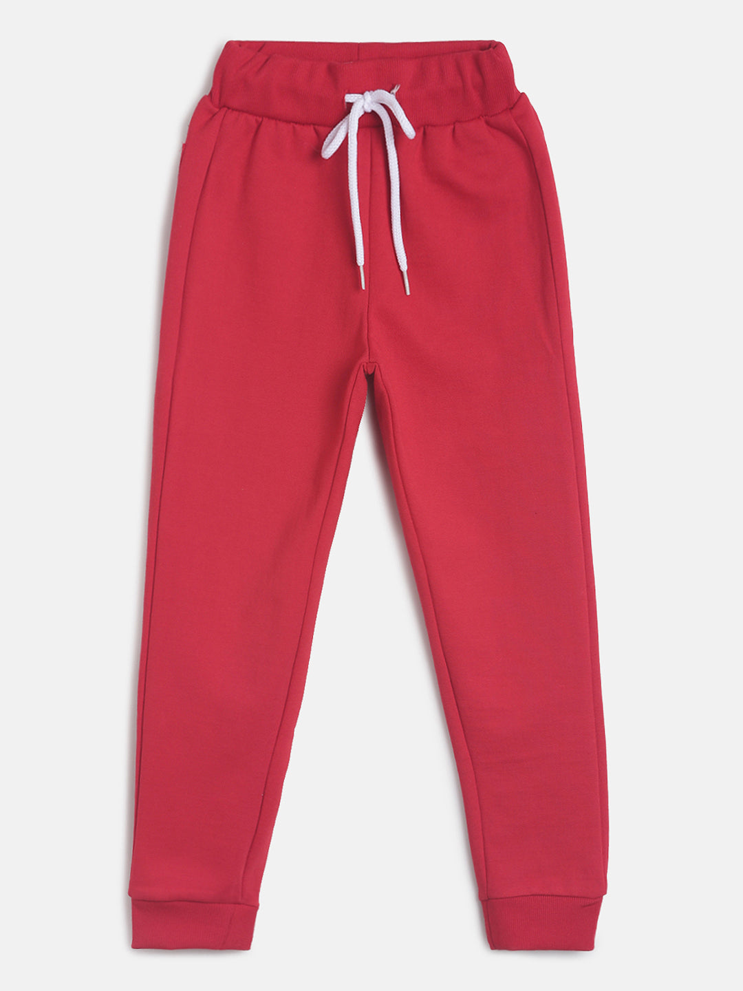 Boys/Girls Red Round Neck Lounge Set