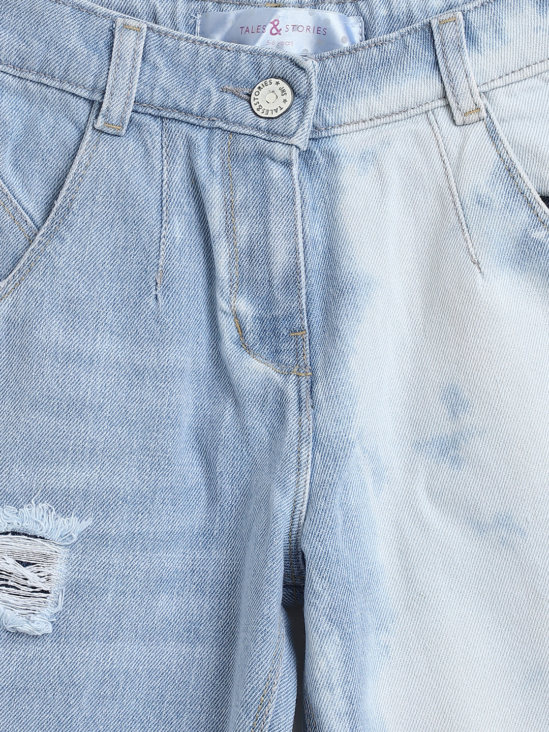 Girls Asymmetric Baggy Joggers