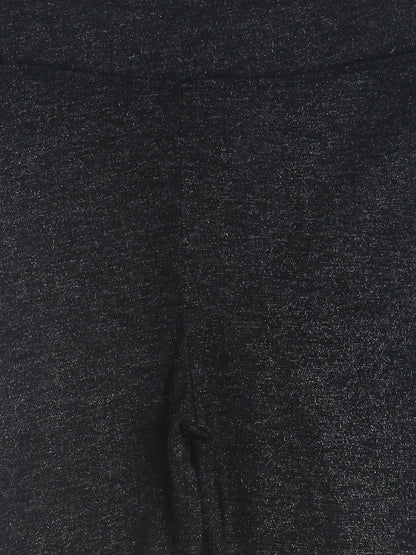 Girls Black Cotton Leggings